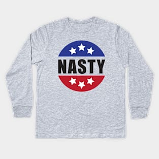 Nasty Woman Logo Kids Long Sleeve T-Shirt